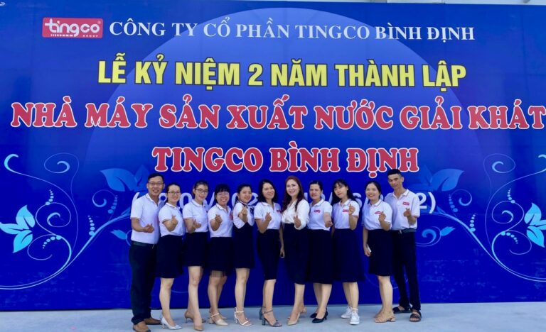 Lễ kỉ niệm 2 năm thành lập Nhà máy sản xuất nước giải khát Tingco Bình Định