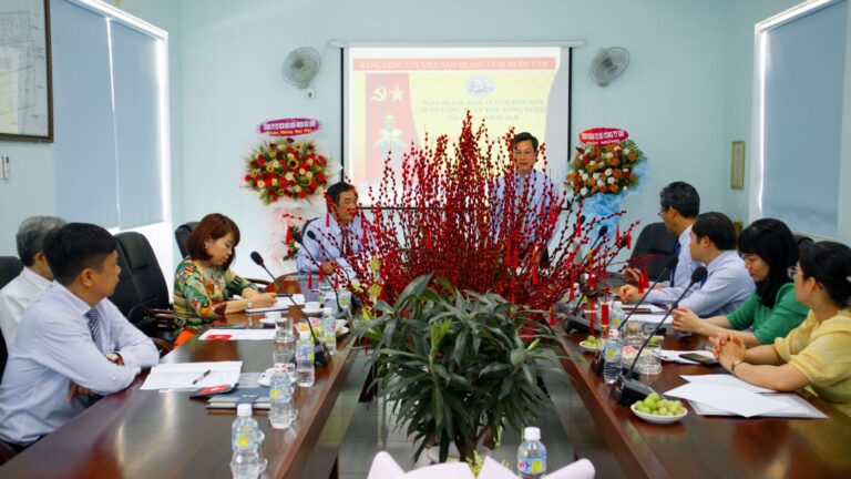 Đại hội chi bộ Công ty CP KCN Sài Gòn - Nhơn Hội