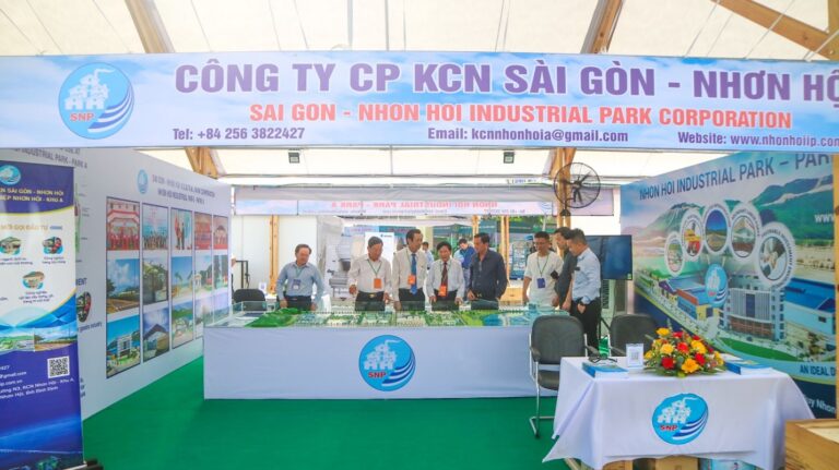 Công ty CP KCN Sài Gòn – Nhơn Hội bố trí quầy thông tin KCN Nhơn Hội A tại Hội chợ QFair 2024
