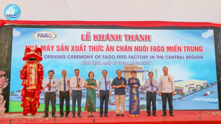 Lễ khánh thành Nhà máy sản xuất thức ăn chăn nuôi Fago miền Trung