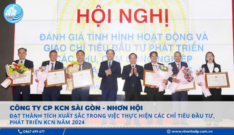 Công ty Sài Gòn - Nhơn Hội đạt thành tích trong thực hiện các chỉ tiêu tỉnh giao năm 2024