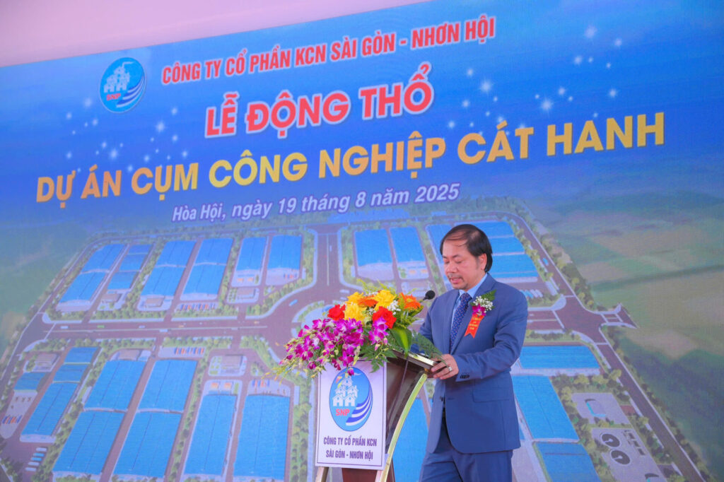 Ông Trần Việt Anh – Chủ tịch HĐQT Công ty CP KCN Sài Gòn – Nhơn Hội